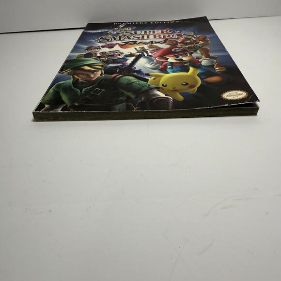 Super Smash Bros Premiere Edition Paperback Book - Picture 4 of 8